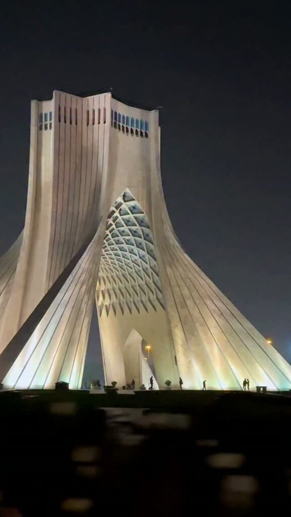 Azadi Tower in Tehran